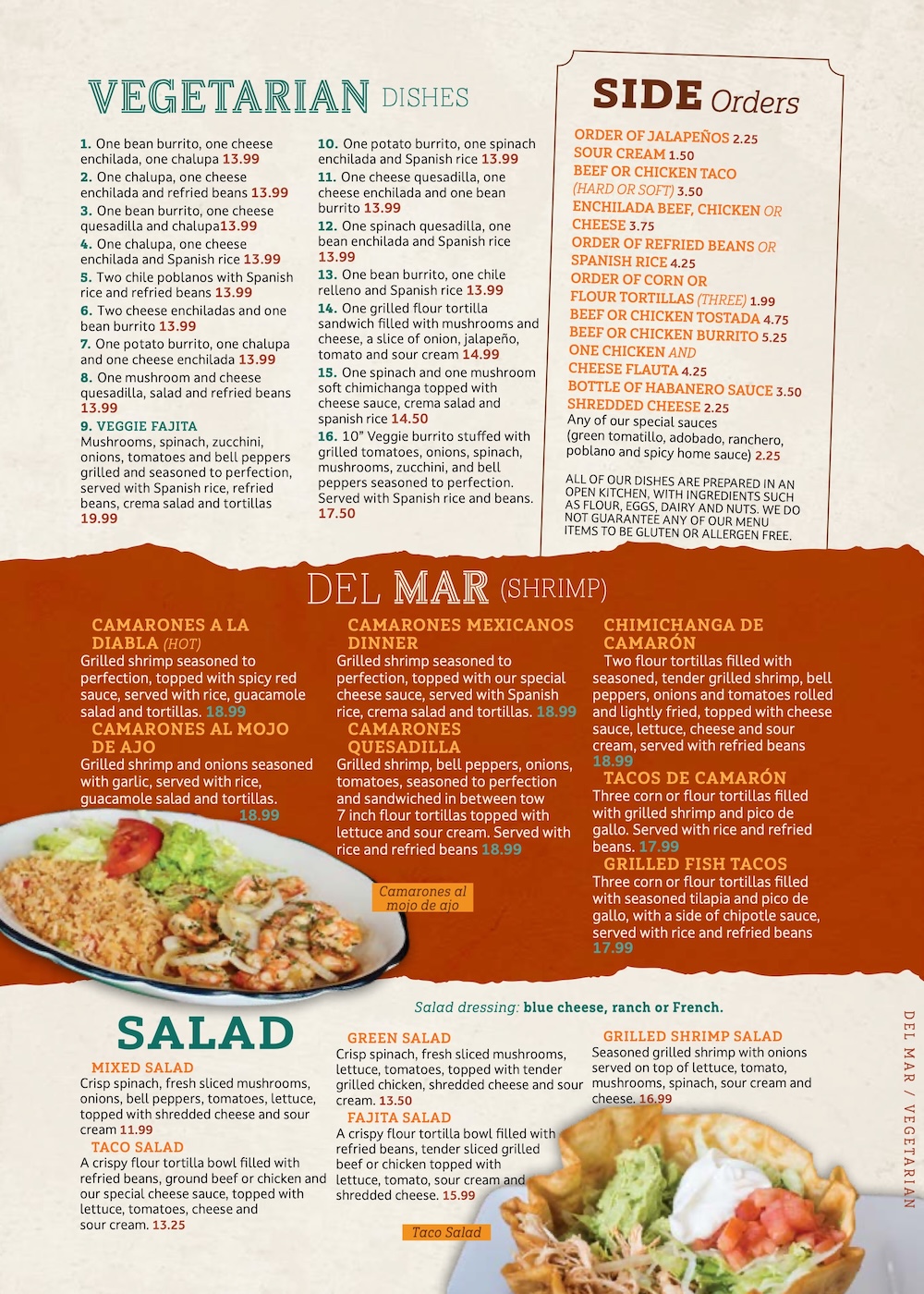 El Jalisco Menu