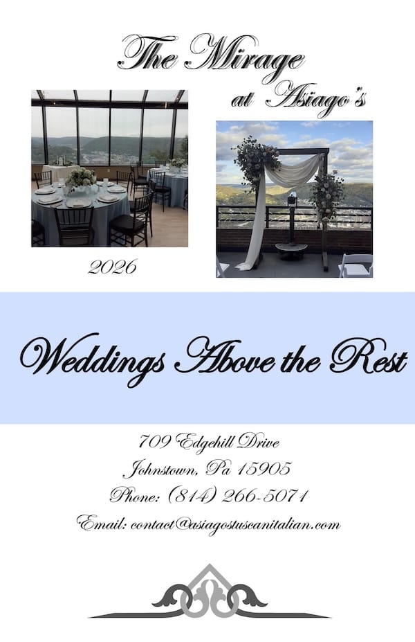 The Mirage at Asiagos Weddings Booklet.