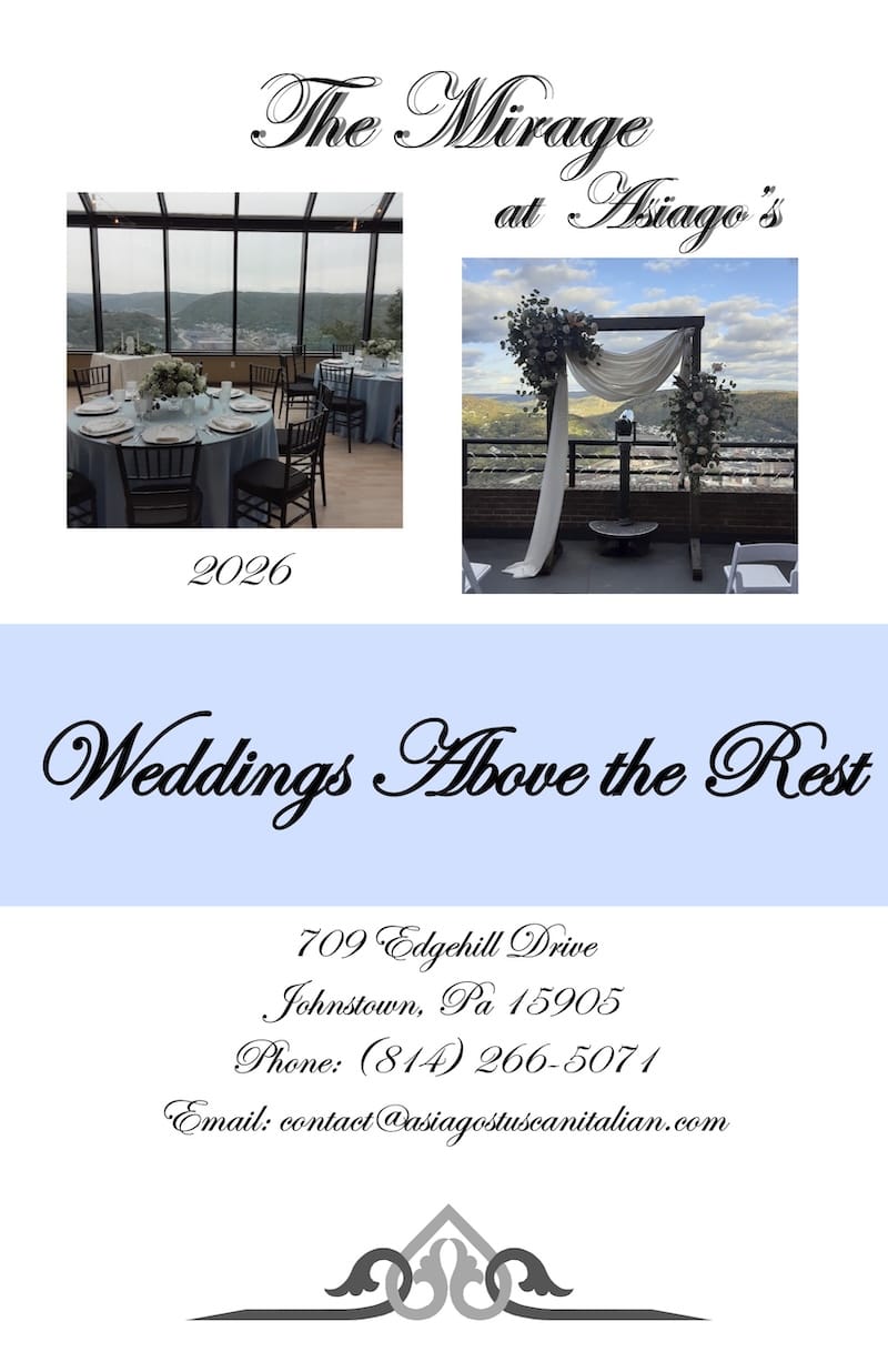 The Mirage at Asiagos Weddings Booklet.